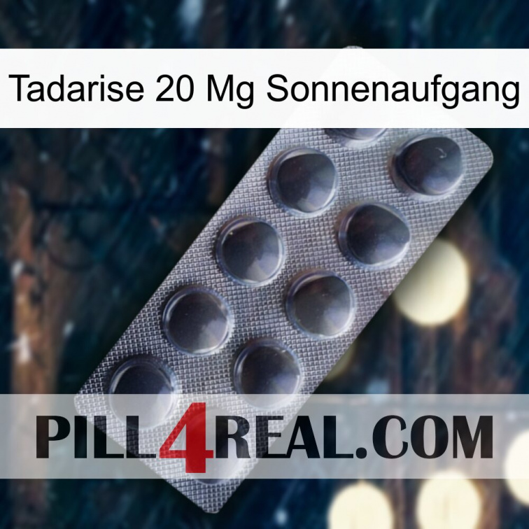 Tadarise 20 Mg Sunrise 30